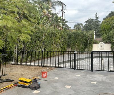 Wrought iron fence 001