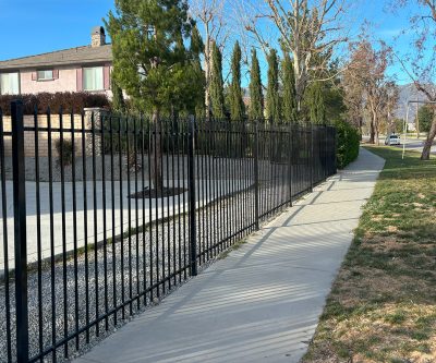 Wrought iron fence 033