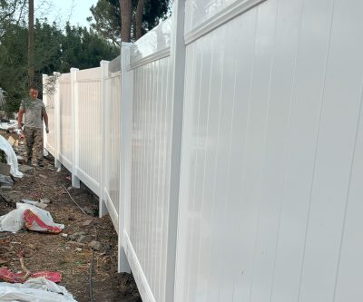 Vinyl fence 004