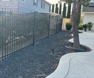Wrought iron fence 030
