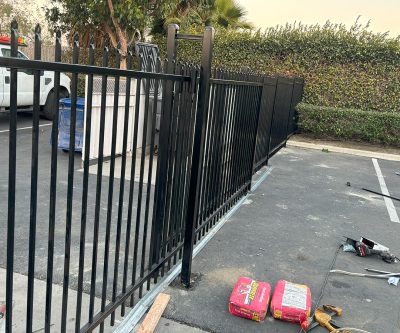 Wrought iron fence 027