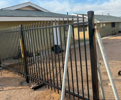 Wrought iron fence 038