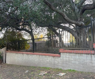 Wrought iron fence 044