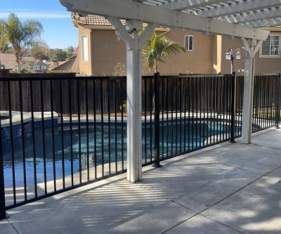Wrought iron fence 048
