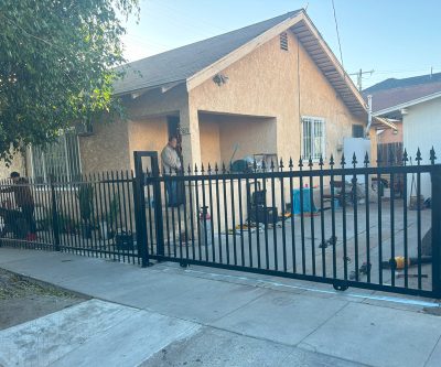 Wrought iron fence 028