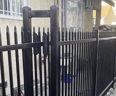 Wrought iron fence 050