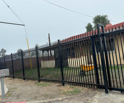 Wrought iron fence 019