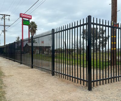 Wrought iron fence 036