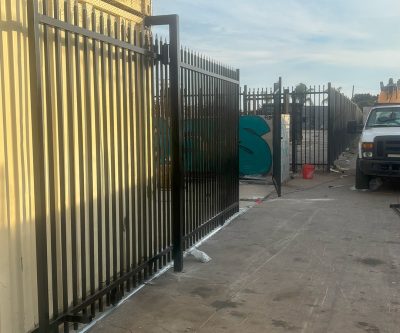 Wrought iron fence 006