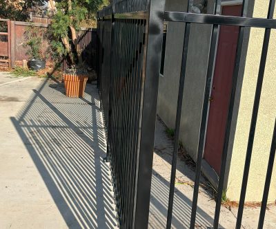 Wrought iron fence 011