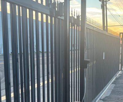 Wrought iron fence 040