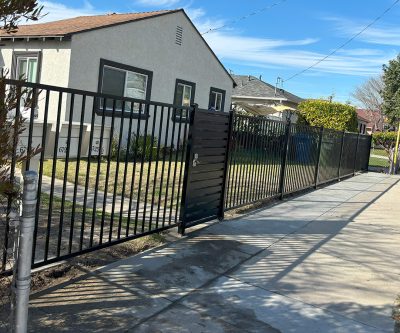 Wrought iron fence 047