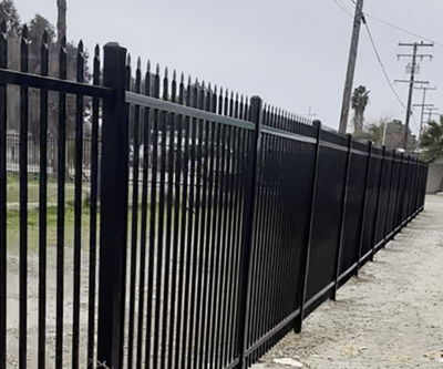 Wrought iron fence 052