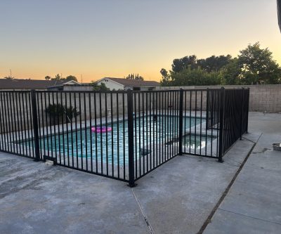 Wrought iron fence 059