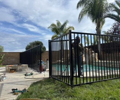 Wrought iron fence 063