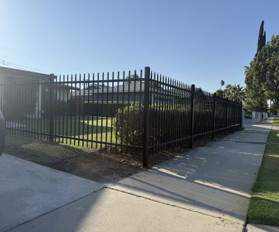 Wrought iron fence 065