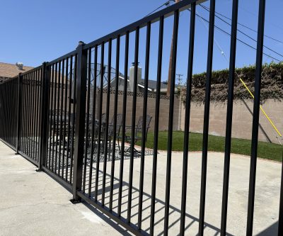 Wrought iron fence 066