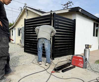 Wrought iron fence 056