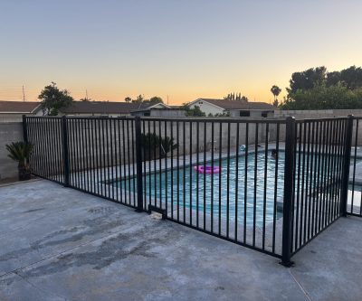 Wrought iron fence 060