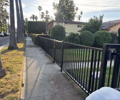 Wrought iron fence 069