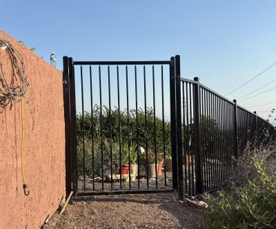 Wrought iron fence 072