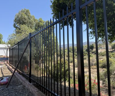 Wrought iron fence 067