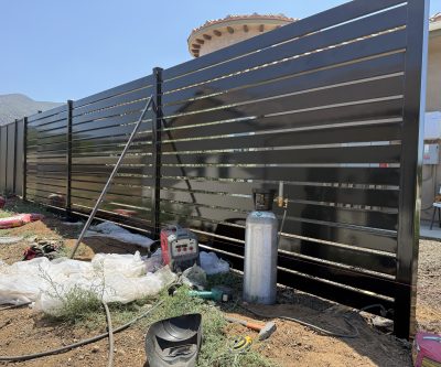 Wrought iron fence 068