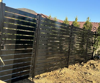 Wrought iron fence 078