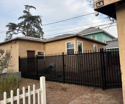 Wrought iron fence 082