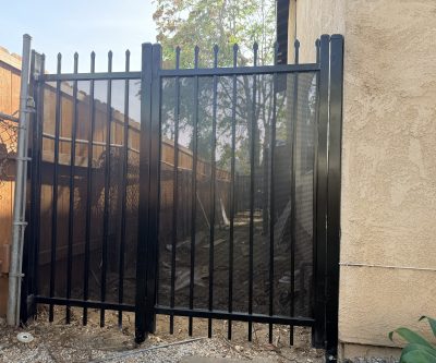 Wrought iron fence 076