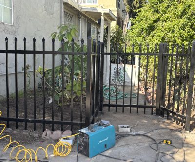 Wrought iron fence 075