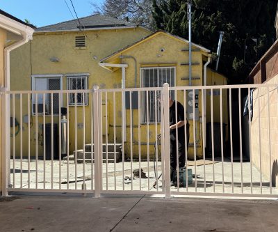 Wrought iron fence 083