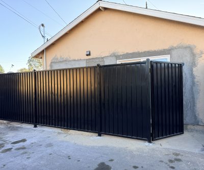 Wrought iron fence 087