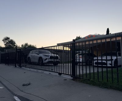 Wrought iron fence 089