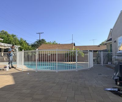 Wrought iron fence 090