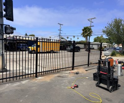 Wrought iron fence 100